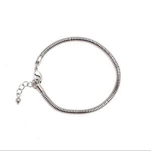 Chain bracelet silver color